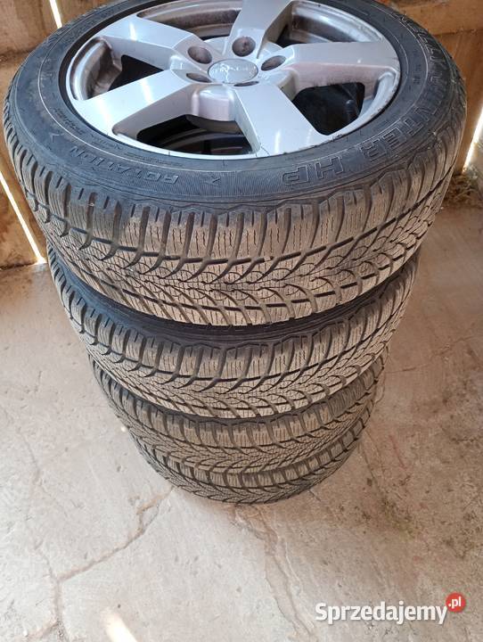 Felgi aluminiowe 16 5x110 z oponami zimowymi Motoryzacja Dobryniów-Kolonia