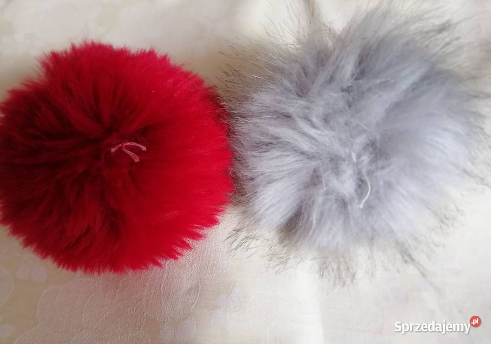 Pompon do czapki eco futro średnica 10Dwa