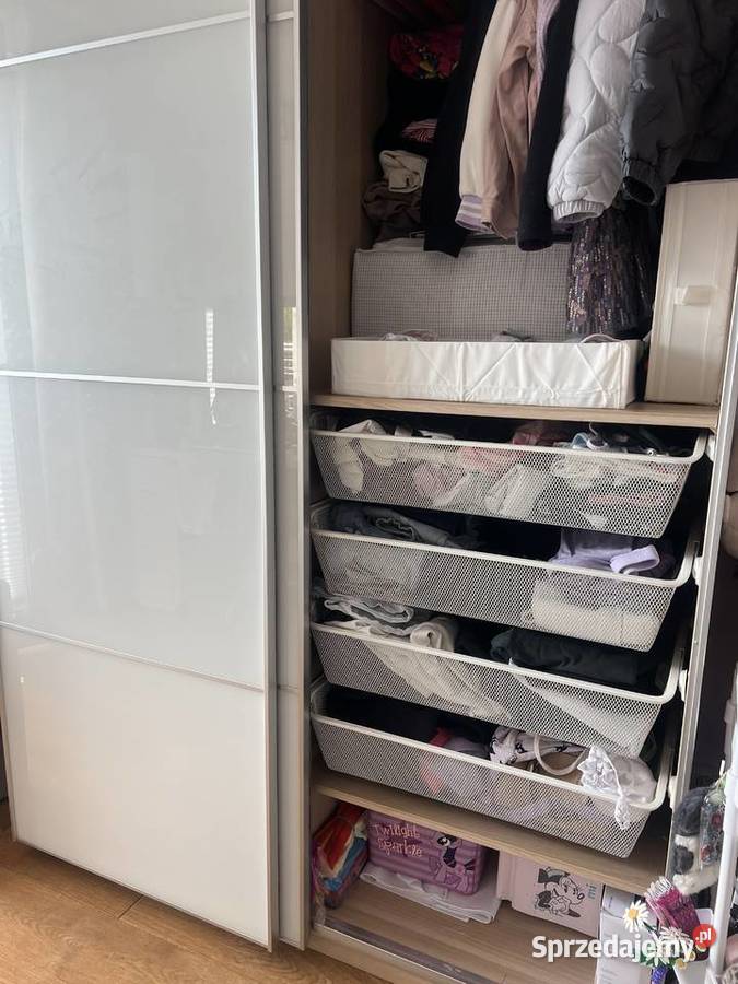  IKEA PAX 201x150x66 szafa przesuwna matowe sprzedam