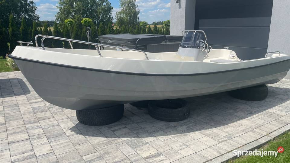 Łódka Łódź Wiosłowo Motorowa Nowa Zamość