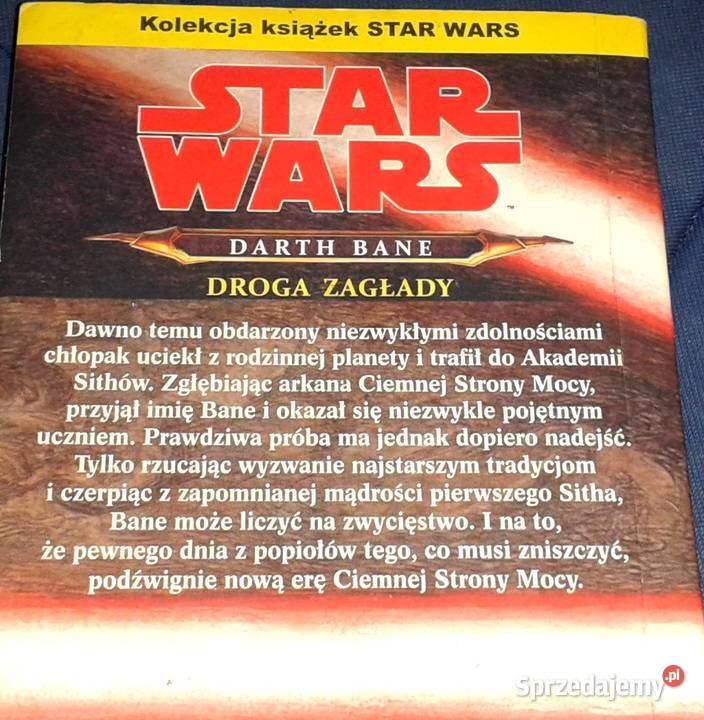 Star Wars Darth Bane Droga zagłady Drew miękka Chełm