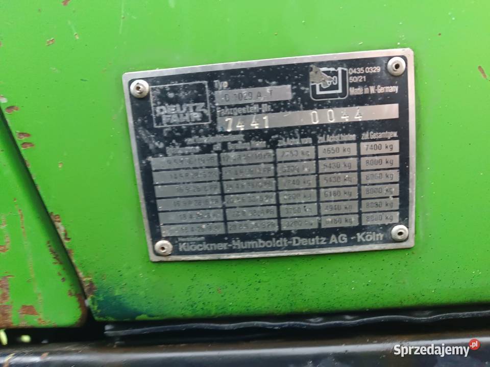 Deutz fahr Napęd 4x4 Węgrów sprzedam