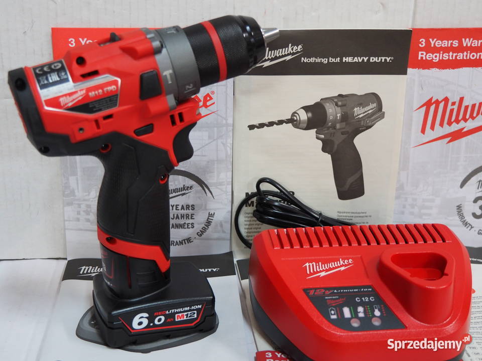 MILWAUKEE M12 FPD wkretarka udarowa wiertarka Baszkówka