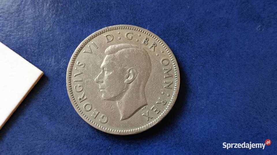 Stare monety 2 szyling 1951 Wielka Brytania Lesko