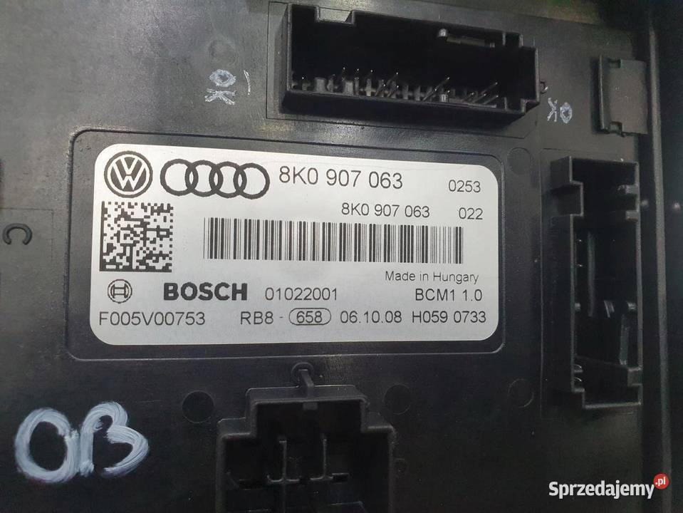 MODUŁ KOMFORTU AUDI A4 B8 8K0907063