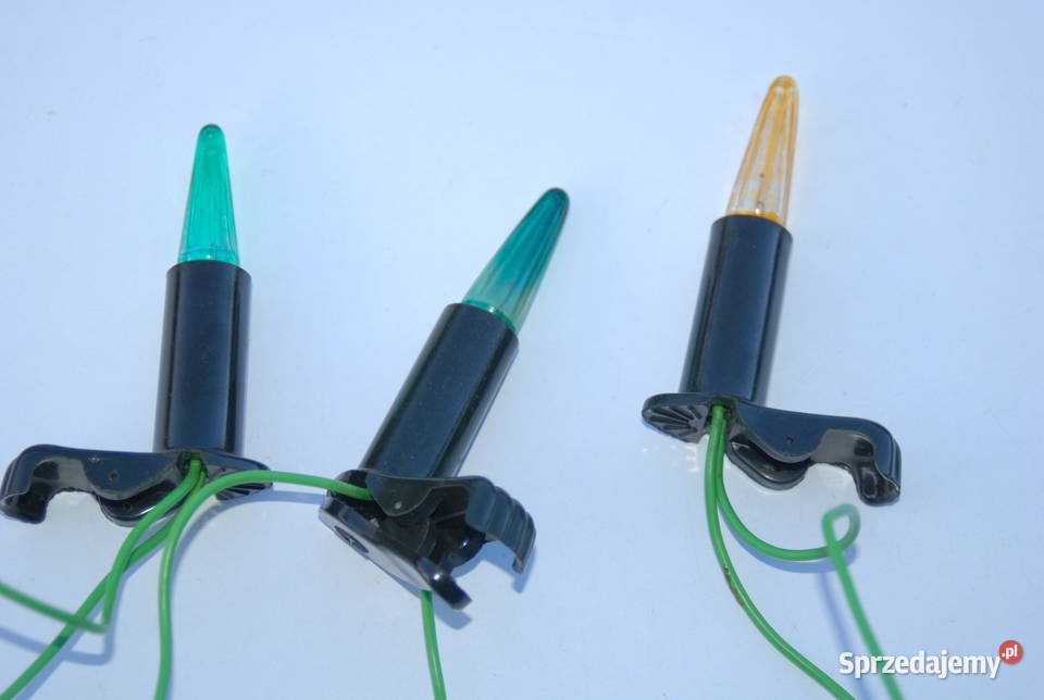 Stara ozdoba choinkowa lampki światełka