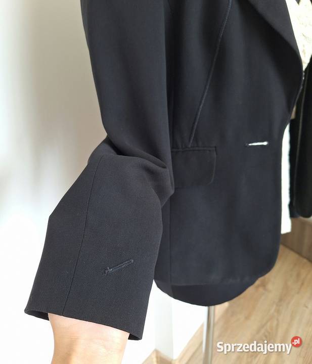 Klasyczna czarna elegancka marynarka żakiet Marynarki i żakiety Kraków