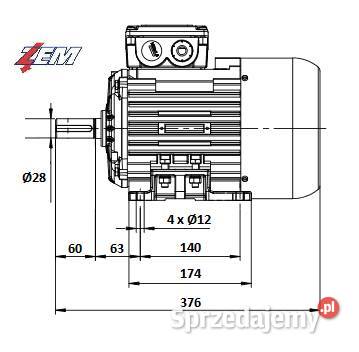 Silnik 230400V 2900obrmin Celma Indukta Sg 100L2 Elektryczne Swarzędz
