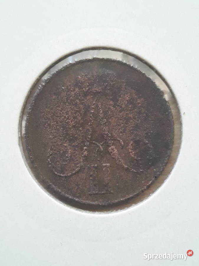 1 Kopiejka Rosja 1860 r wielkopolskie Konin