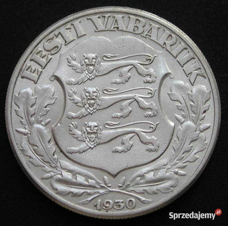 ESTONIA 2 KORONY 1930 REWAL SREBRO sprzedam