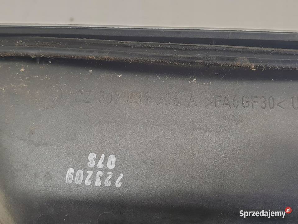 Skoda Roomster KLAMKA DRZWI Prawy tył PASAŻERA Klamki Chełm sprzedam