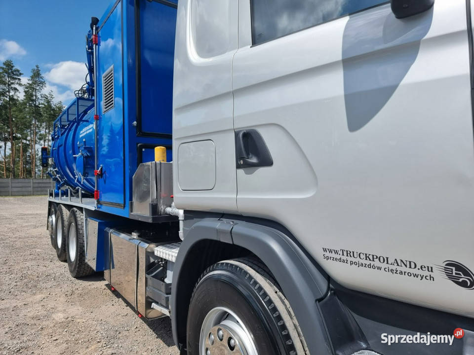Scania V8 480 EuroVacman Ładowarka próżniowa Rok produkcji 2004 Samochody ciężarowe świętokrzyskie Daleszyce