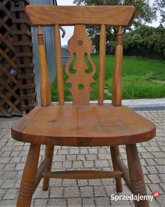 Stare Drewniane Krzesło