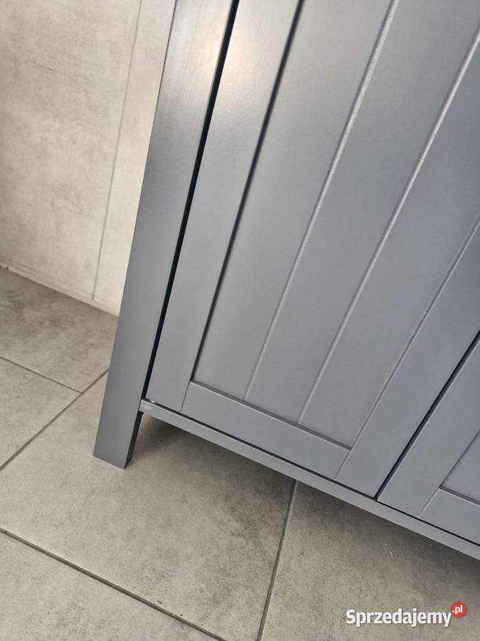 złożona nowa szara szafka łazienkowa Wokowice