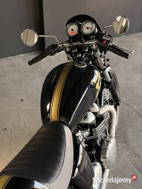 Super TRIUMPH THRUXTON 900 Black Cafe Racer benzyna Triumph Września