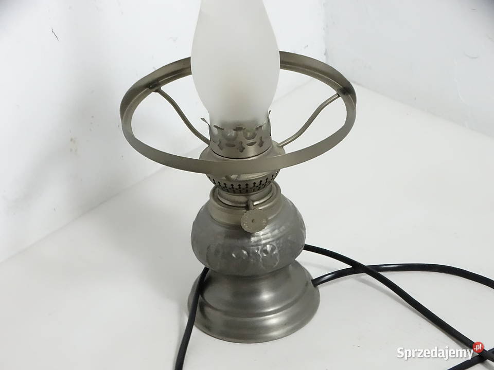 Klimatyczna lampa stołowa retro stylizowana