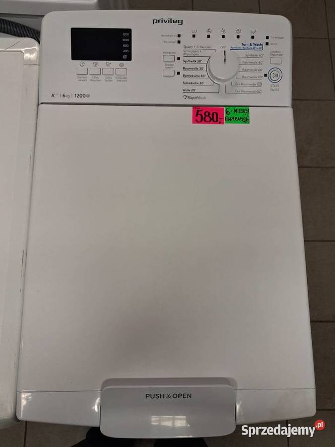 PRALKA GÓRY ŁADOWANA PRIVILEG Pralki i suszarki