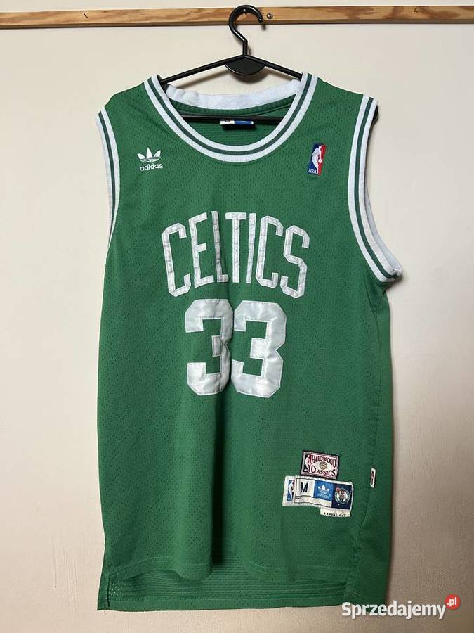 Vintage BOSTON CELTICS 33 BIRD M adidas UNIKAT Sporty drużynowe Wrocław