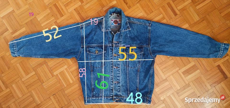 Kurtka jeans krótka Zawory
