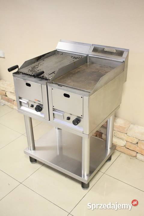 Podwójny grill gazowy RedFoxa podstawa Góra
