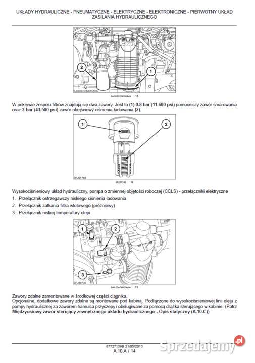INSTRUKCJA NAPRAW CASE IH PUMA 115155 W JĘZYKU Gdańsk