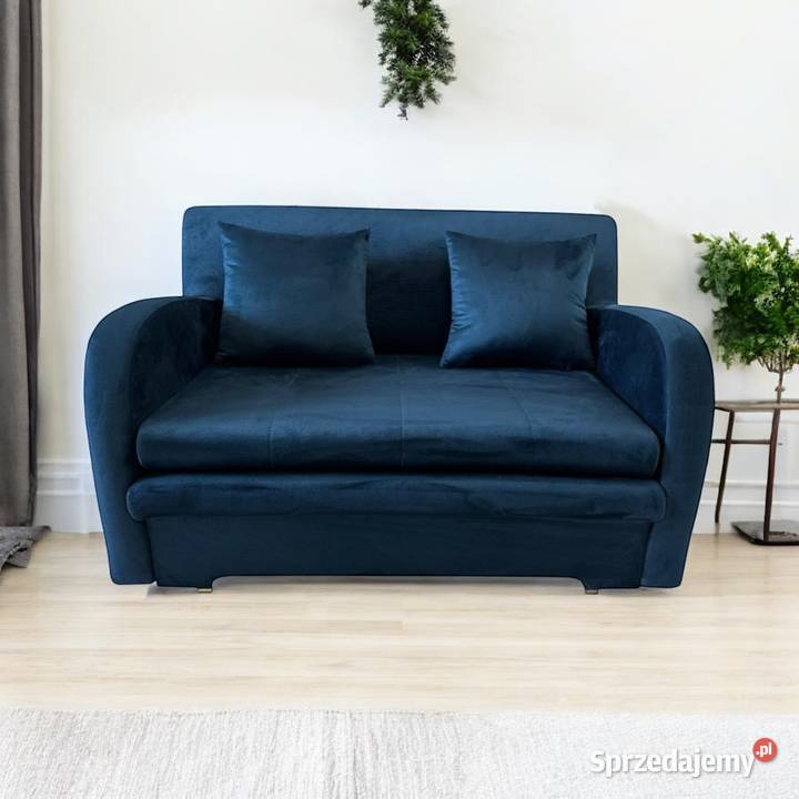 Sofa Jimena Granatowa Funkcja Spania Dostawa 0 wielkopolskie Tarchały Małe sprzedam