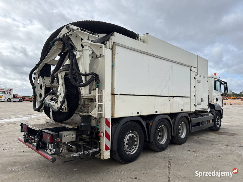 MAN TGS 35480 8x4 Koparka próżniowa MTS 4A14T manualna sprzedam