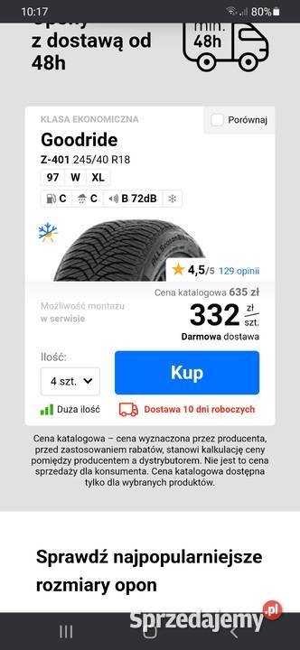 Sprzedam opony lubelskie Krasnystaw sprzedam