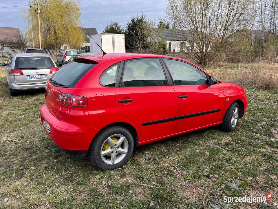 Seat Ibiza 12 2004r Samochody osobowe mazowieckie Sokołów Podlaski