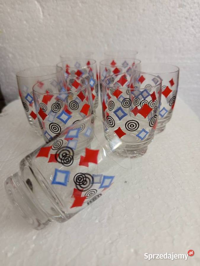 Kieliszki brydżowe 9 sztuk mazowieckie Warszawa