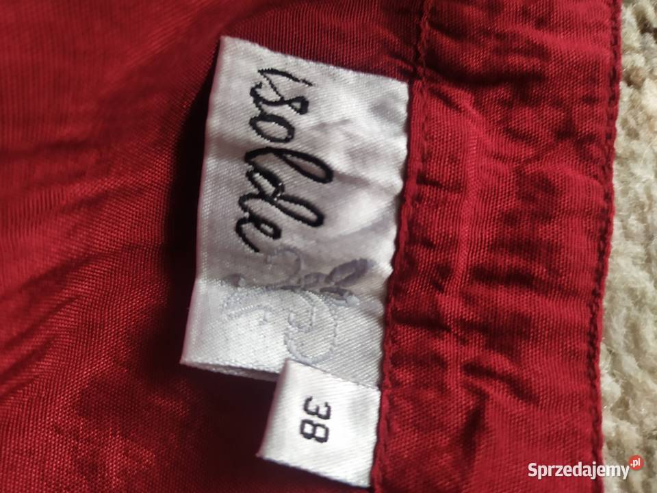 Bordowa sukienka 38 22 podkarpackie