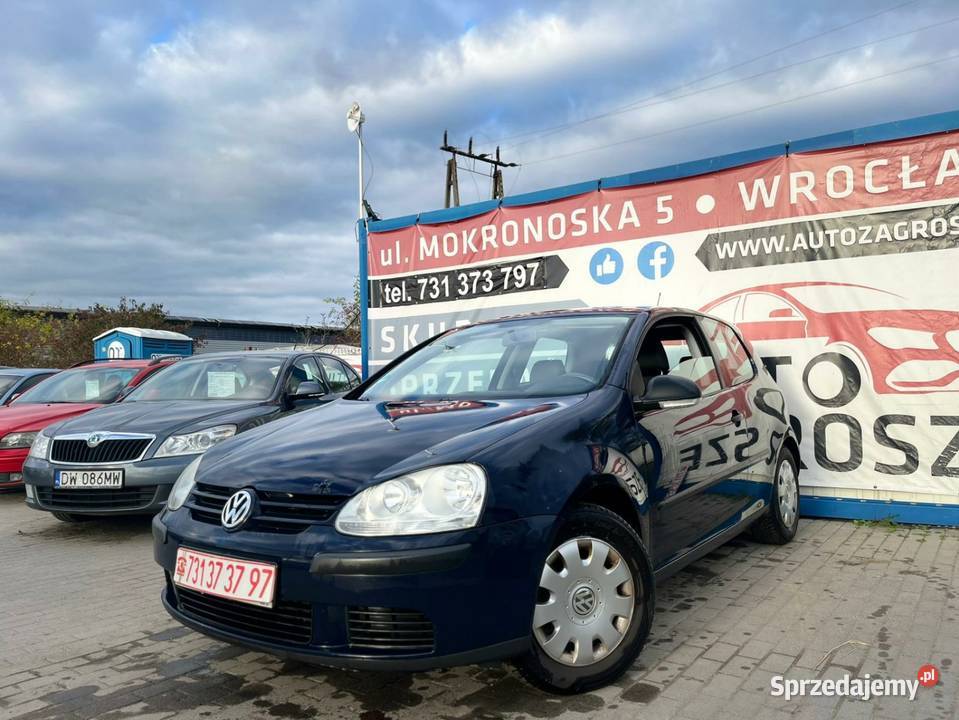 Volkswagen Golf V 14 Benzyna 2008 Klimatyzacja Golf Wrocław sprzedam