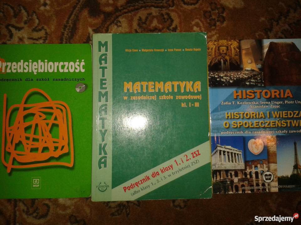 Książki do zawodówkiMatematyka Historia Przedsię małopolskie Kraków