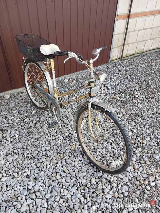 Rower Damka 26 PFIEL DELUX koszyk światła Sandomierz