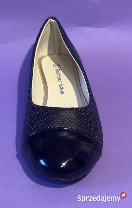 Czarne baleriny połysk rozmiar 36 BAL9 Żyrardów