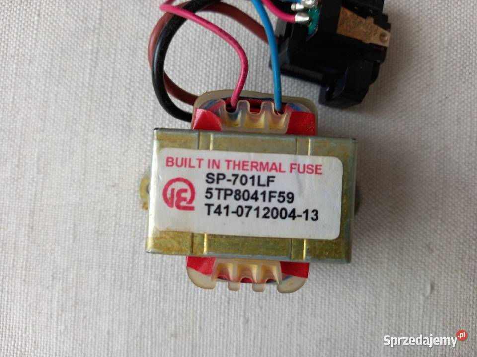 Transformator z radia z mostkiem prostowniczym