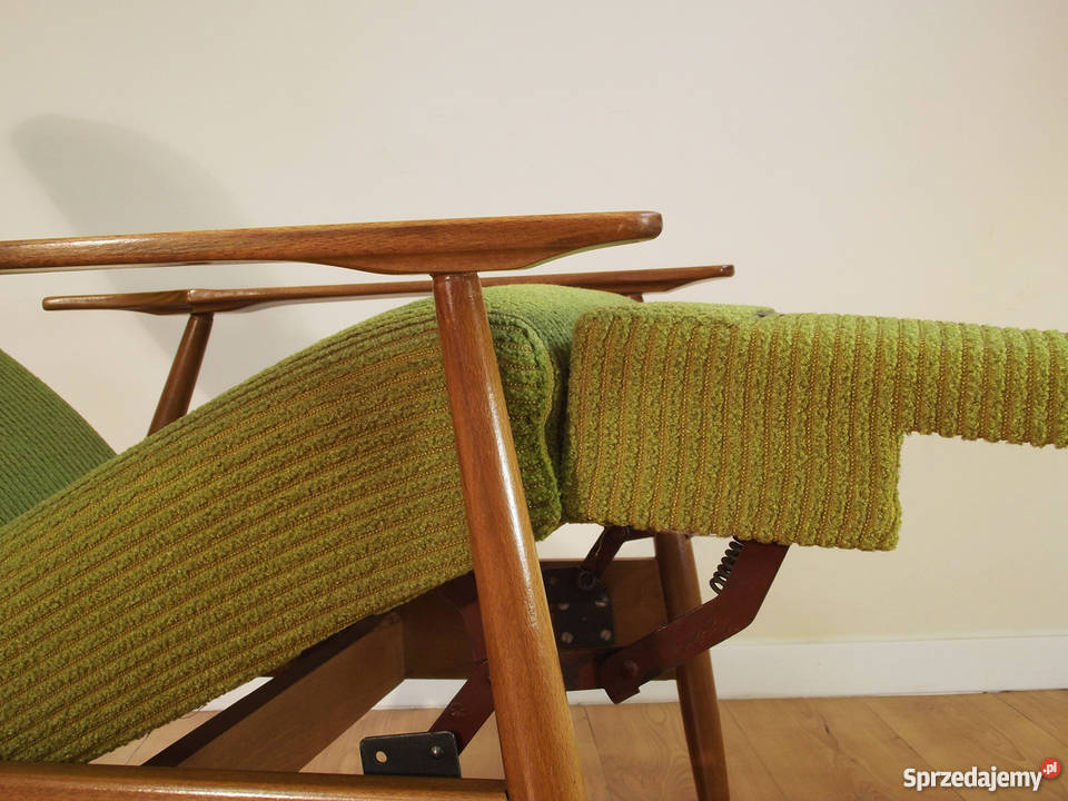 Fotel rozkładany lata 70te w stylu Milo mazowieckie Warszawa