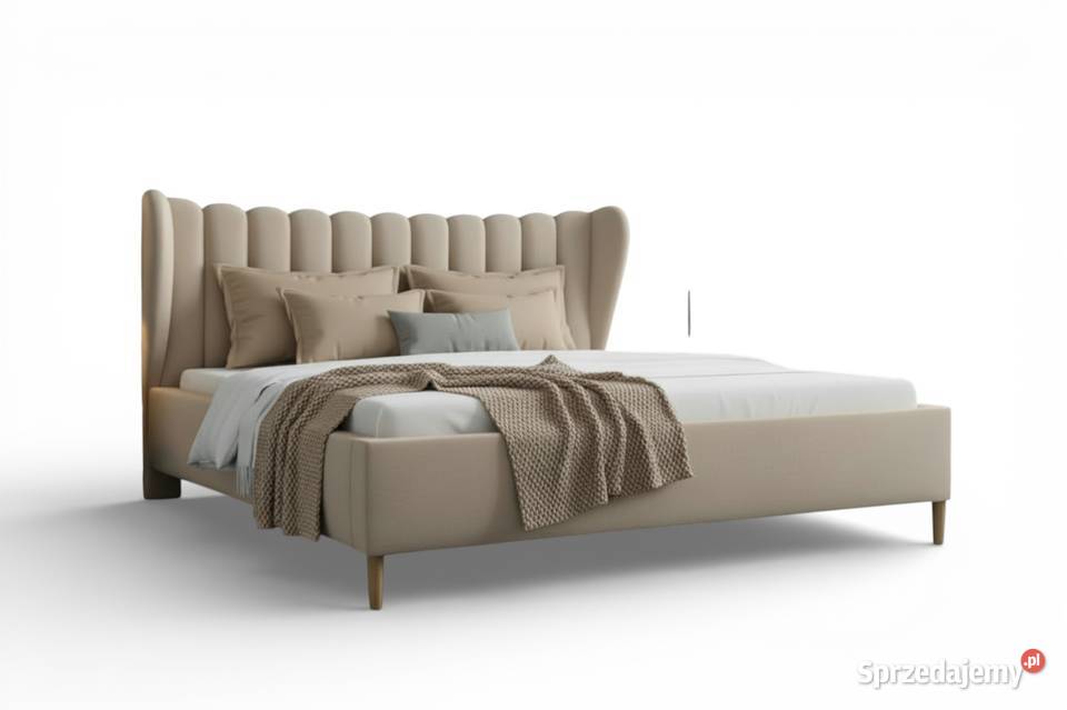 Jasmine Łóżko tapicerowane podwójne 140x200 mazowieckie