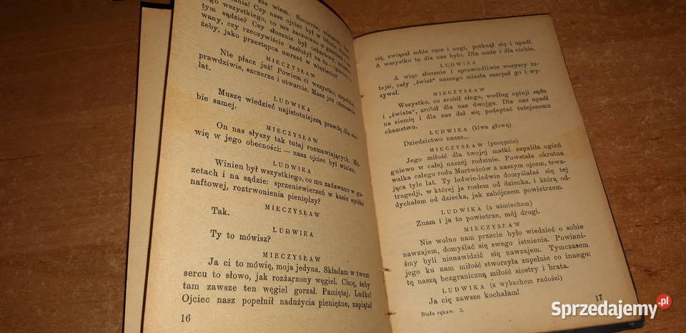 S ŻEROMSKI BIAŁA RĘKAWICZKA Wwa 1921 OPRAWA Iwno