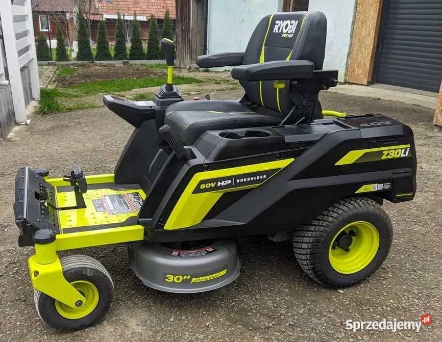 Ryobi 80V HP 30 traktorek akumulatorowy 30 ZERO Kosiarki akumulatorowe Sanok sprzedam
