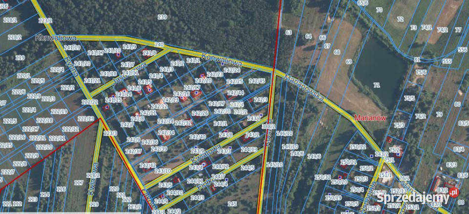 Sprzedam grunt 1252m2 Ślężany Konwaliowa mazowieckie