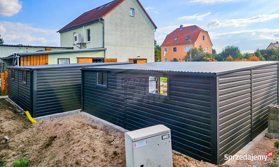 Garaż Blaszany 6x6m 2x Brama uchylna drzwi 2x 36m2 lubelskie Chełm