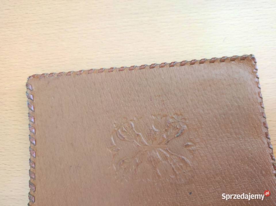 Portfel męski skórzany góralski vintage skóra Kielce