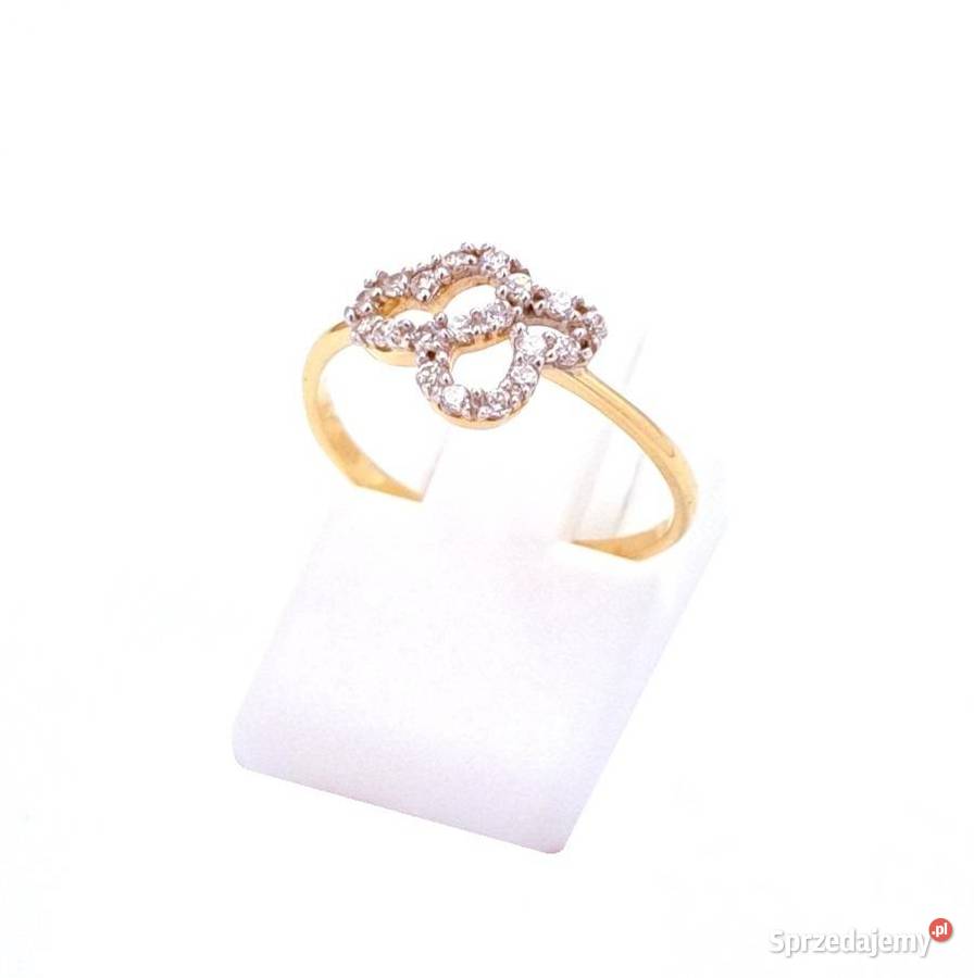 Pierścionek r10 Złoty pr585 motylek Z603 Pierścionki wielkopolskie Poznań
