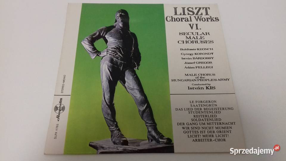 Winyl Liszt Choral Works VI sprzedam klasyczna sprzedam