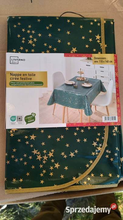 obrus świąteczna cerata livarno home 110x140 Książ Wielkopolski
