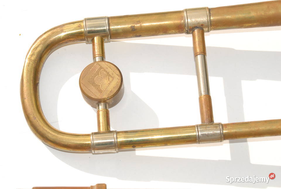 Stary duży puzon Czechosłowacki unikat antyk sprzedam