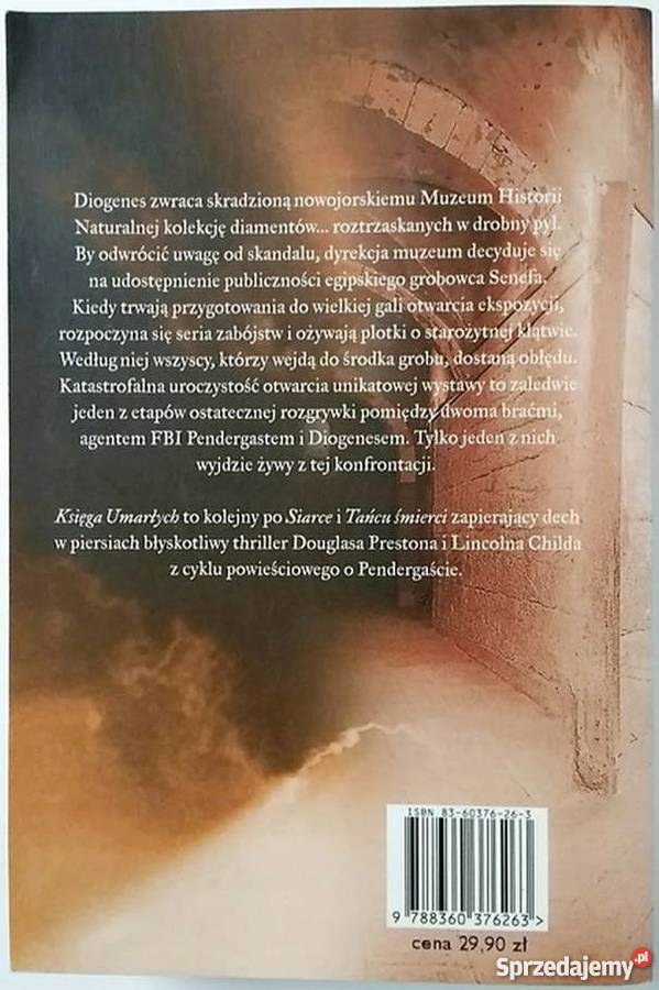 KSIĘGA UMARŁYCH PRESTON CHILD zachodniopomorskie Koszalin