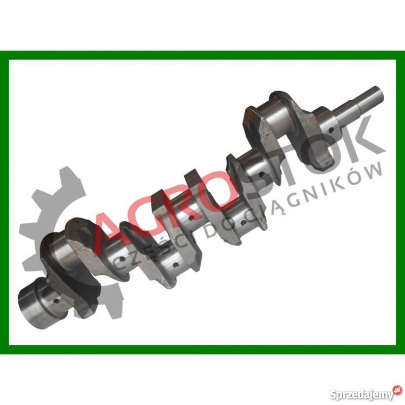 Wał korbowy silnika JUMZ Białoruś kpl Panewek