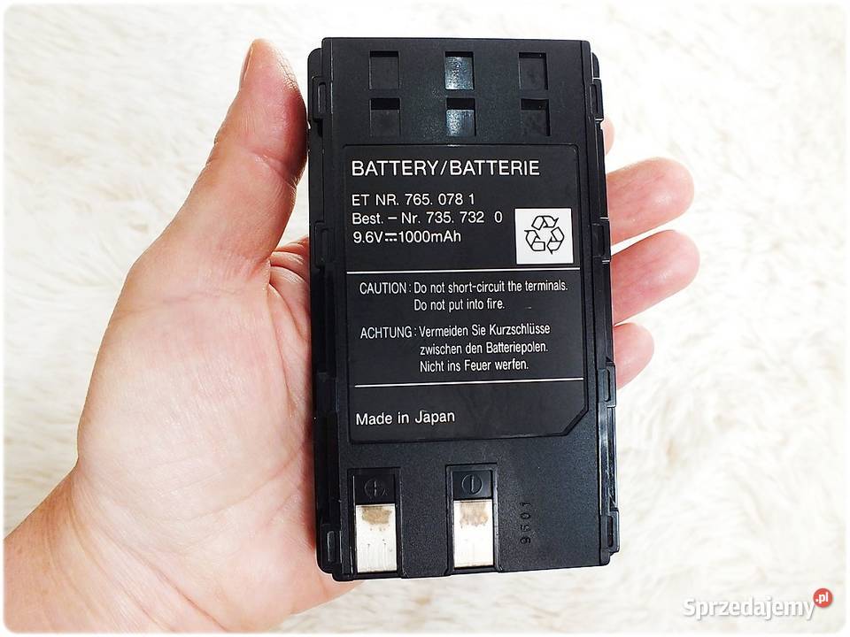 Bateria do kamery VHS 96V 1000mAh Made in Japan Lubsko